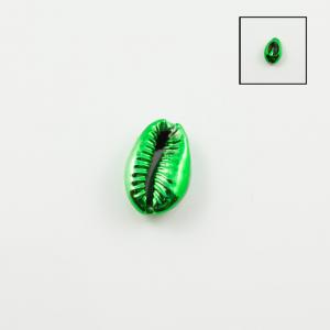 Ακρυλικό Κοχύλι Πράσινο (1.2x1.9cm)