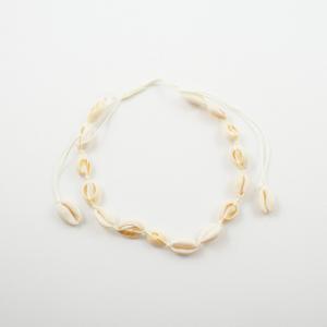Necklace White Shells White
