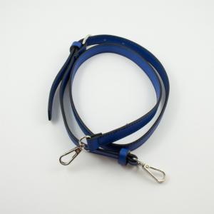 Leatherette Bag Strap Electric-Blue