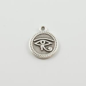 Motif Eye of Ra Silver