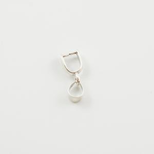 Metallic Hoop Silver 1.5cm