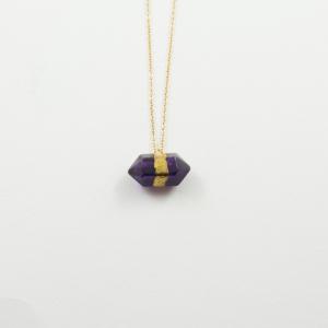 Necklace Amethyst Gold