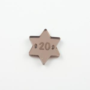 Acrylic Star Chocolate 20