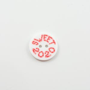 Acrylic Button White "SWEET 2020"