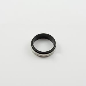 Steel Ring Black Grommet