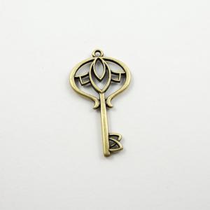 Metallic Key Lotus Bronze