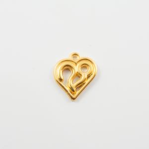 Motif Heart 20 Gold