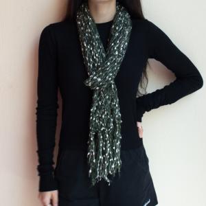 Knitted Scarf Sypress Green