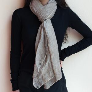 Pashmina Gray Arjan Snap Fasteners