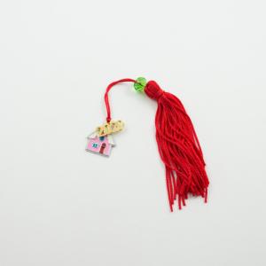 Charm 2020 House Enamel Pink Tassel