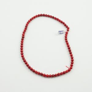 Coral Beads Red 6mm
