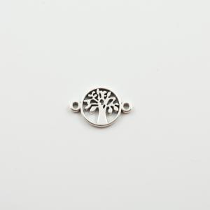 Metallic Olive Tree Silver 1.2x1.8cm
