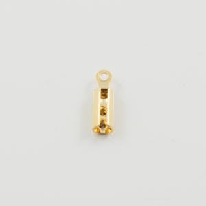 Steel Connector Gold Plated 2.4mm