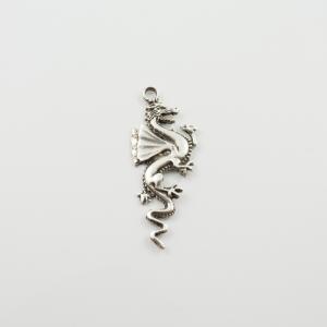 Metallic Dragon Silver 5.6cm