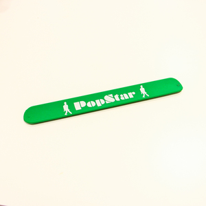 Bracelet Slap Light Green "POP STAR"