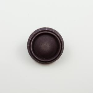 Ακρυλικό Κουμπί Κοψίματα Μωβ 2.8cm