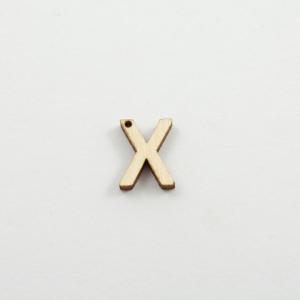 Wooden Initial "X"