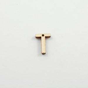 Wooden Initial "T"