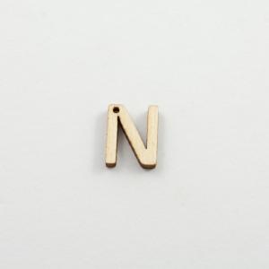 Wooden Initial "N"