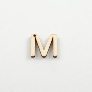 Wooden Initial "M"