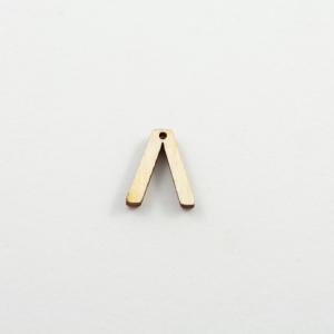 Wooden Initial "Λ"