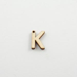 Wooden Initial "Κ"