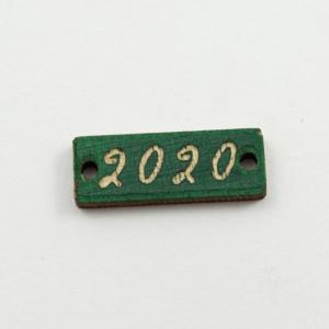 Wooden Plate 2020 Green