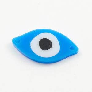 Acrylic Eye Motif Blue