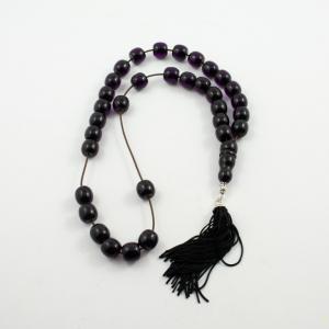 Worry Beads Amber Dust Purple