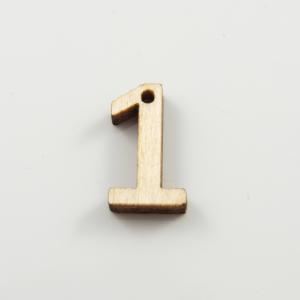 Wooden Number "1"