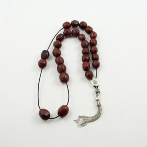 Worry Beads Nutmeg Red