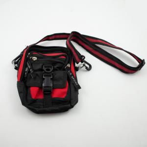 Shoulder Bag for Men Black Red
