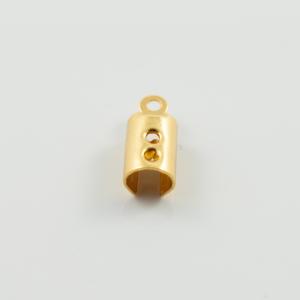 Steel Connector Gold Plated 3.7mm