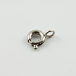 Steel Spring Ring Clasp Silver
