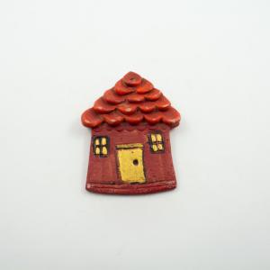 Κεραμικό Σπίτι Μπορντό 8.5x11.5cm