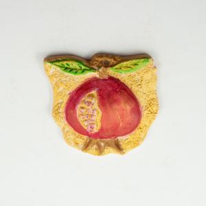 Ceramic Plate Pomegranate Colored