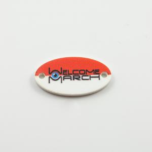 Oval Plate "Welcome March"