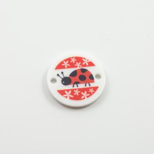Acrylic Plate Ladybug