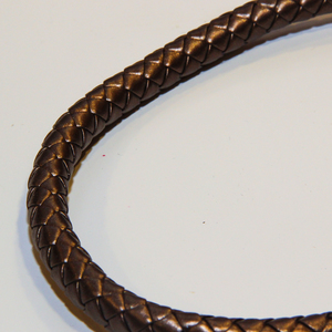 Leather "Knitted" Bronze (10mm)