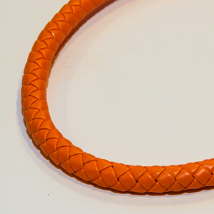 Δέρμα "Πλεκτό" Πορτοκαλί (10mm)