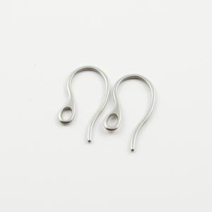 Hook Earring Bases Silver