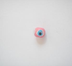 Ξύλινο Μάτι Ροζ (0.5x0.5cm)