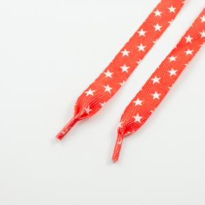 Shoelaces Red Stars