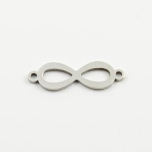 Steel Infinity Motif Silver