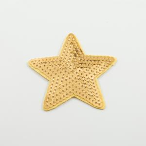 Patch Star Gold 7cm