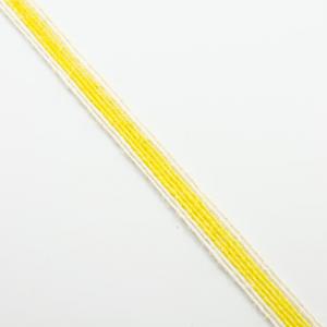 Hemp Ribbon 10mm Yellow