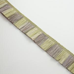 Paper Embossed Ribbon Grey-Beige