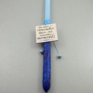 Λαμπάδα Μπλε ''Remember Moments''