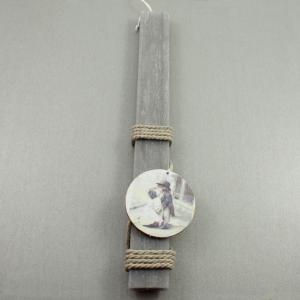 Λαμπάδα Vintage ''Παιδικός Έρωτας''
