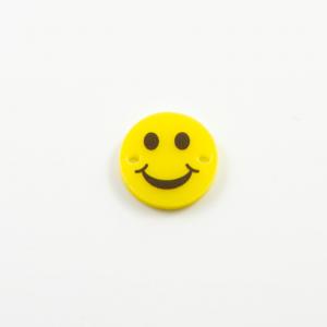 Acrylic Plate Smile Yellow